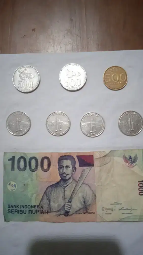 Uang Koin Langkah & Uang Kertas Langkah. NEGO sewajarnya