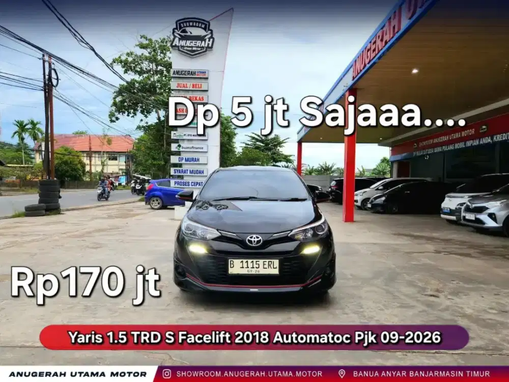 Dp5jt Yaris TRD S 2018 automatic Pjk09-2026