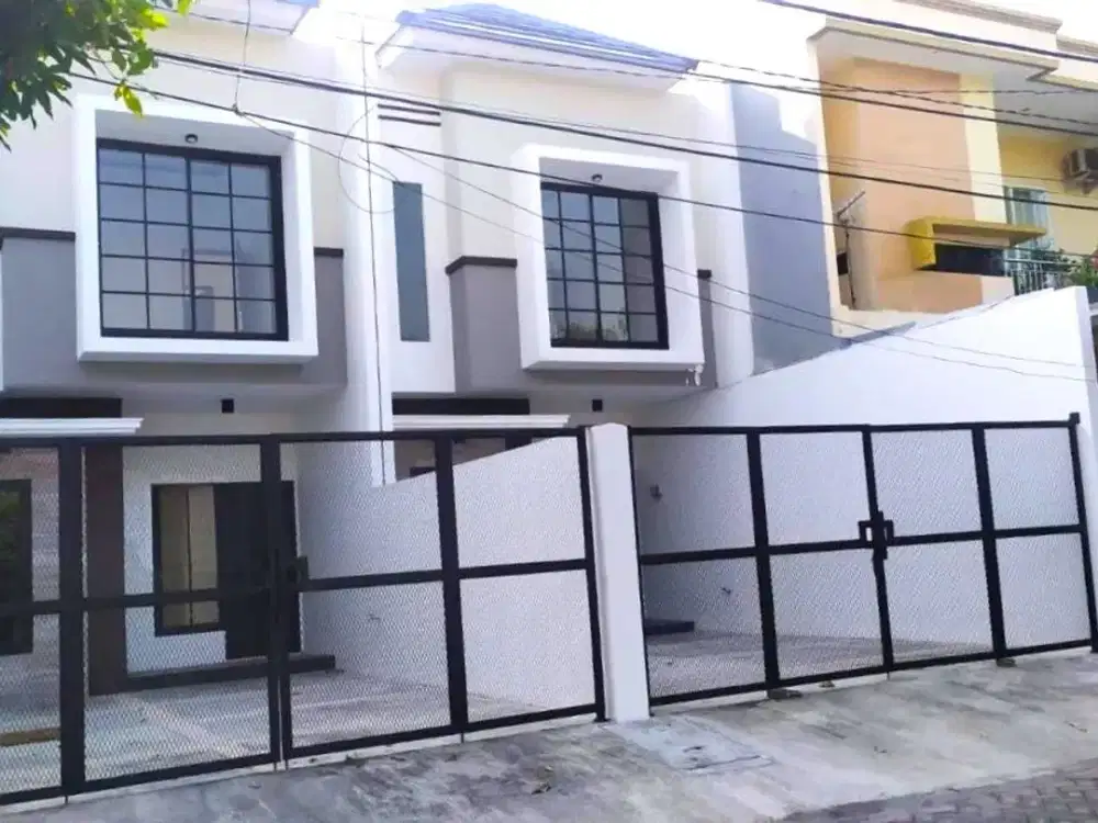 Rumah Baru 2lantai minimalis modern MURAH di Rungkut Asri