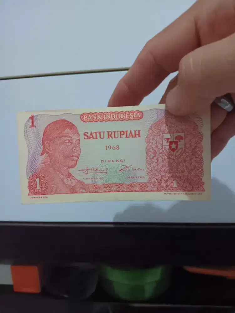Uang Kuno Satu Rupiah tahun 1968
