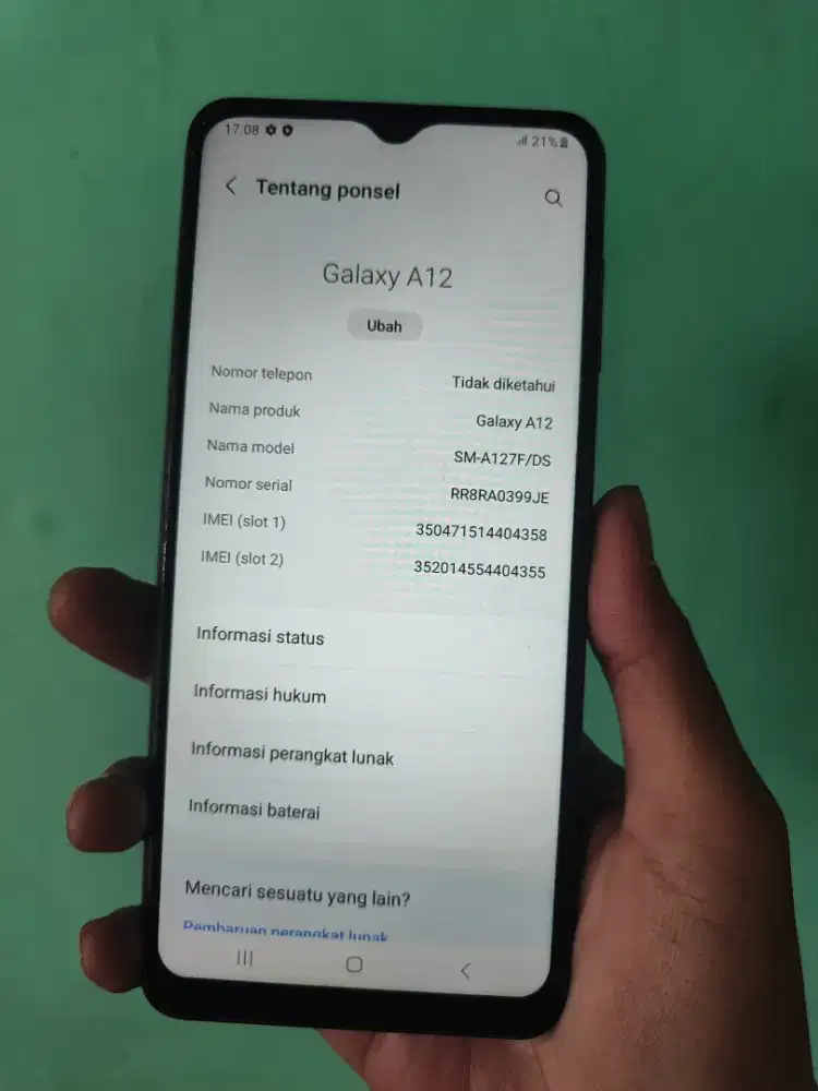 Samsung A12 Ram 4/128 Sein murah aja