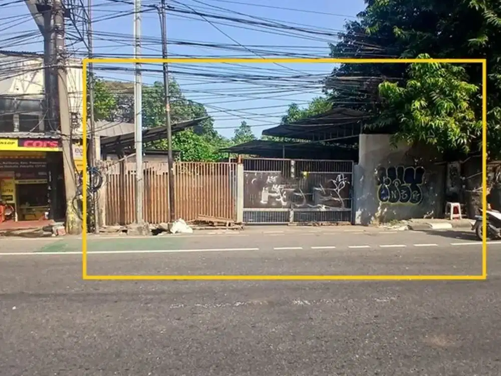 Disewakan Untuk Bengkel, Carwash, Pool, Resto, Retail Luas 234m2 di Warung Buncit Raya