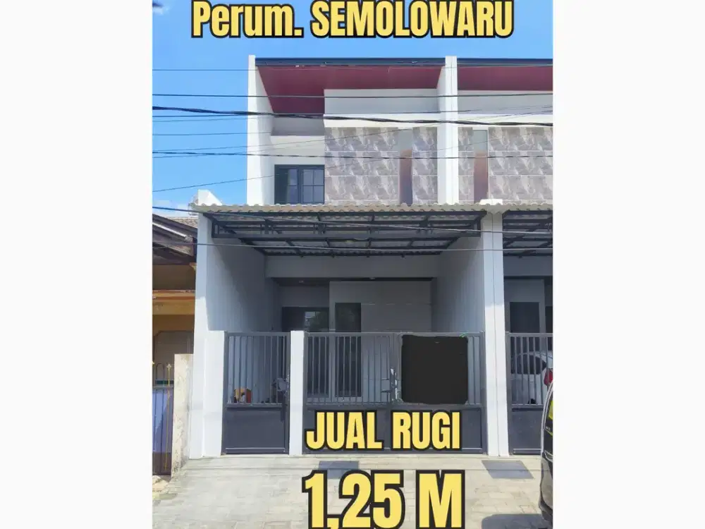 ‼️TERMURAH, TURUN HARGA‼️ RUMAH BARU GRESS PERUM SEMOLOWARU NGINDEN MANYAR KLAMPIS RUNGKUT SURABAYA TIMUR. DEKAT MASJID, MERR, KAMPUS, RS, Dsb