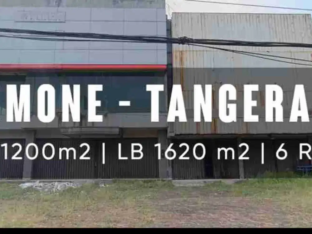 Dijual Ruko Gandeng 6 Di Jl Jend Gatot Subroto , Cimone, Tangerang, Lokasi Super Strategis