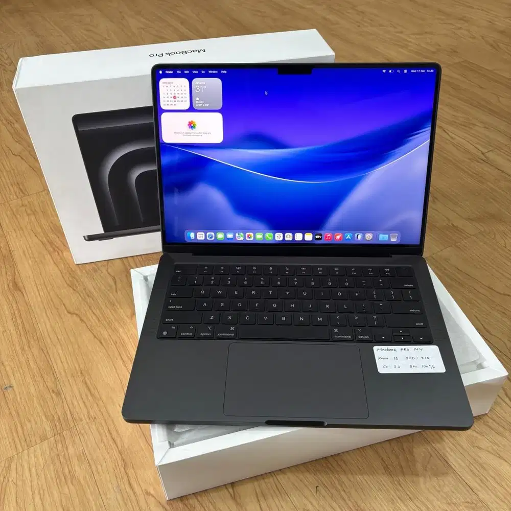 MacBook Pro 14 M4 2024 16/512 Garansi ON