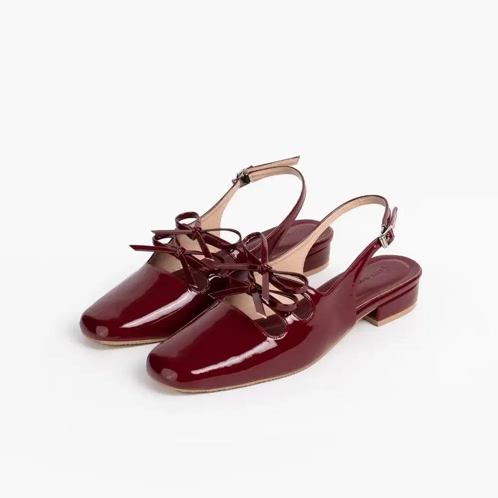 FAYT DAWN FLATSHOES BURGUNDY SIZE 40
