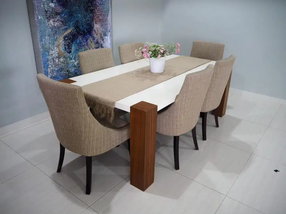 Meja Makan Set 6 Kursi