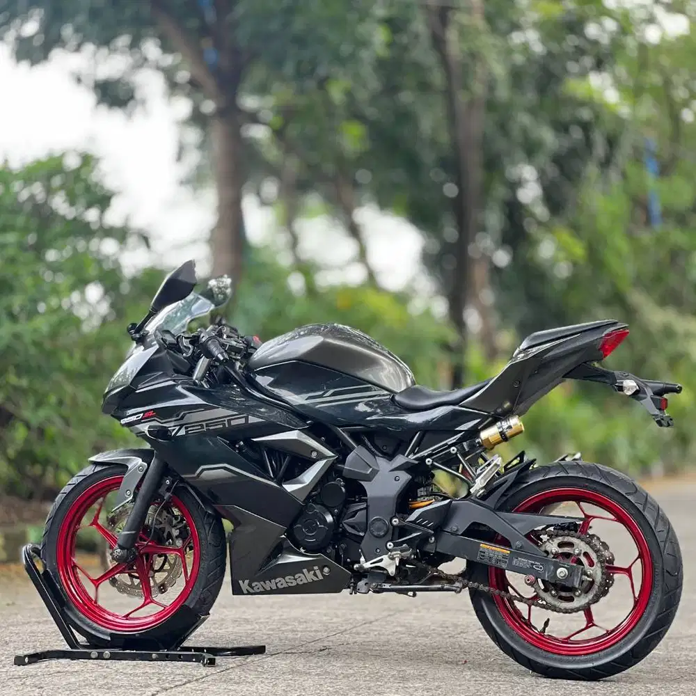 KAWASAKI NINJA MONO 250 SL 2017 GREY KM LOW PAJAK HIDUP SIAP RIDING