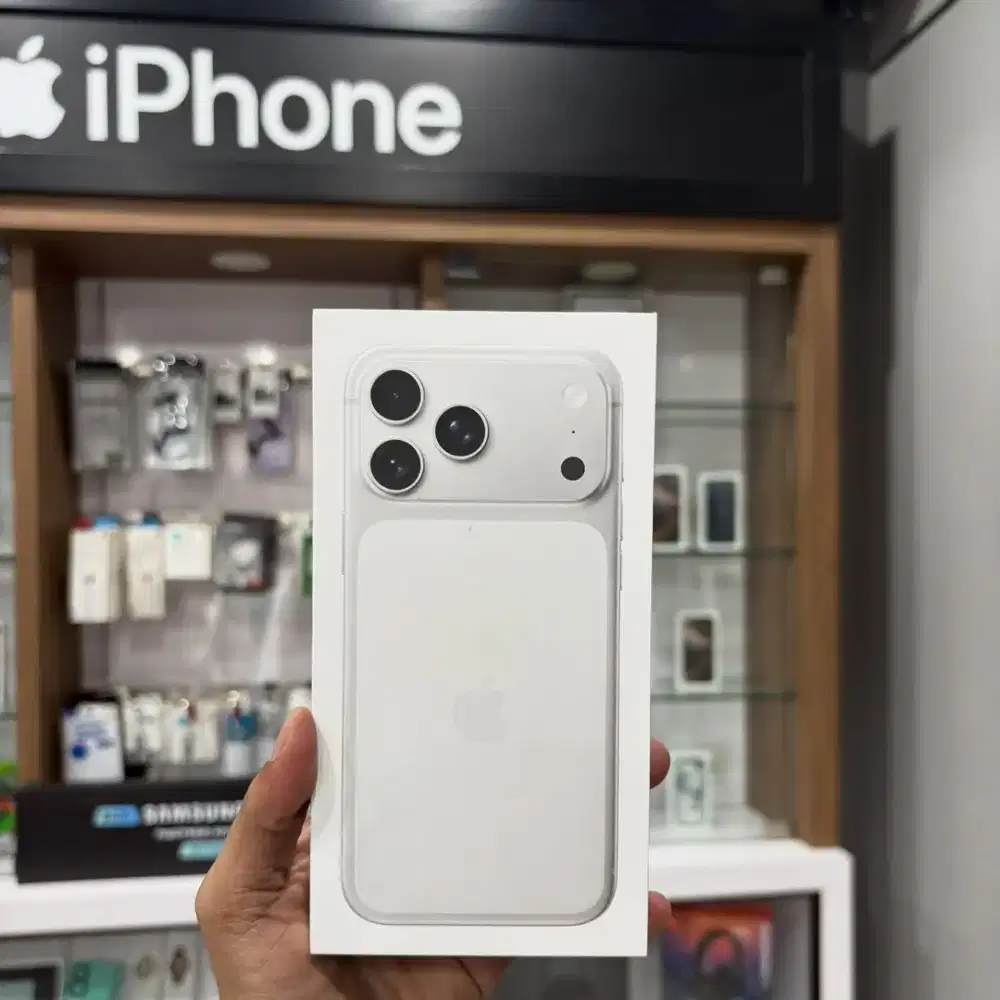 iPhone 17 Pro Max 256 Silver New Resmi iBox