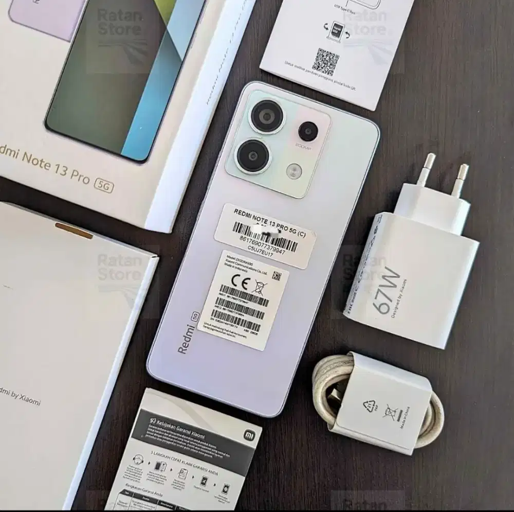 Redmi Note 13 Pro 5G 8/256GB – Mulus Like New – Fullset + Charger