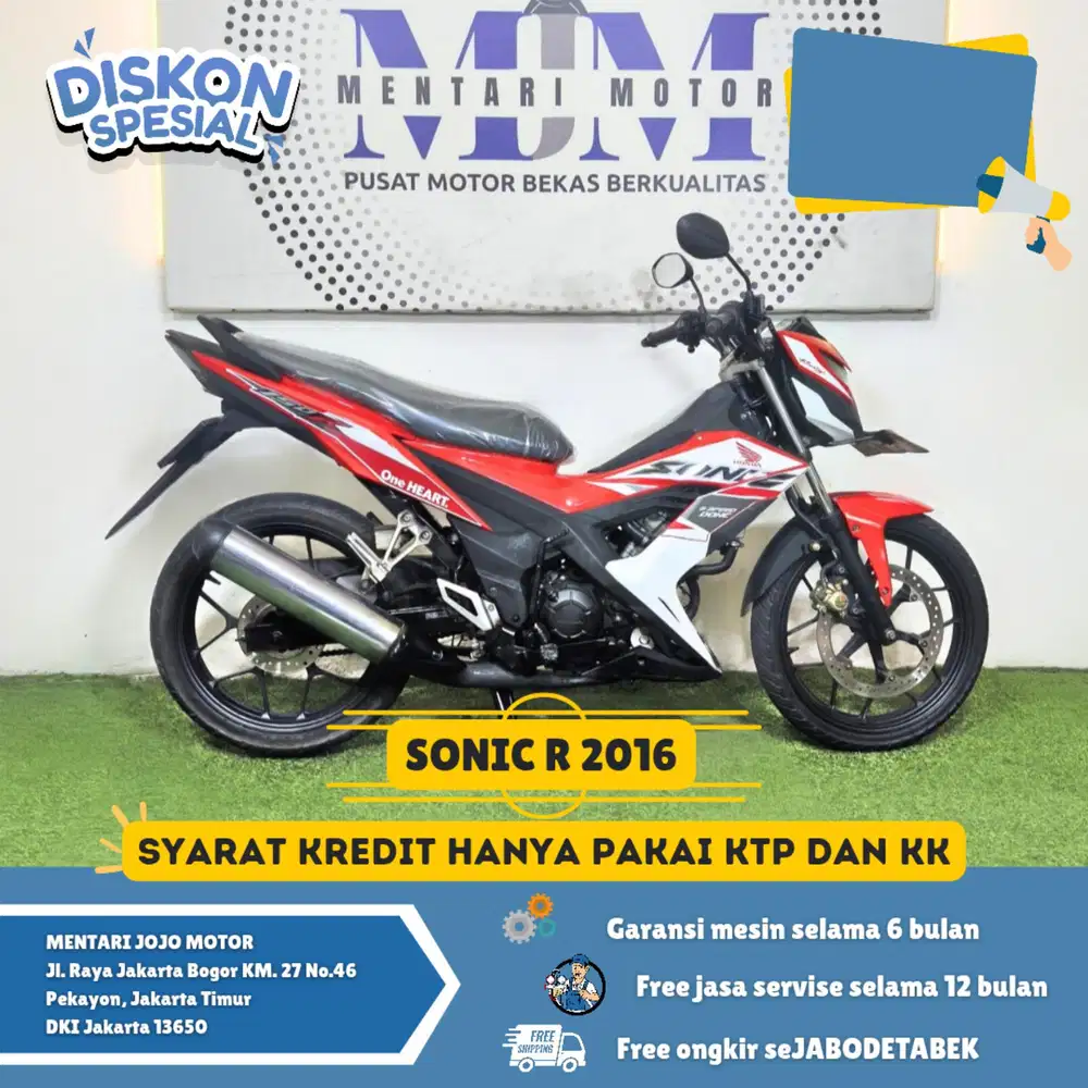 SONIC 150R 2016 GAS HARGA NEGO CASH