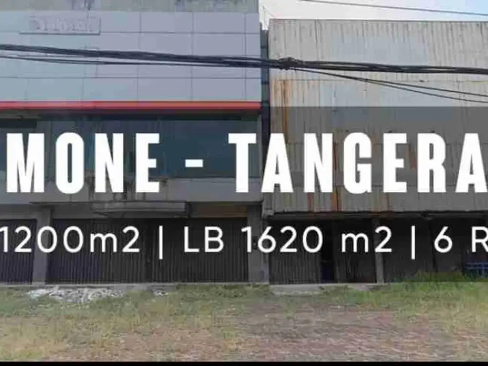 Disewakan Ruko Gandeng 6 Di Jl Jend Gatot Subroto , Cimone, Tangerang, Lokasi Super Strategis