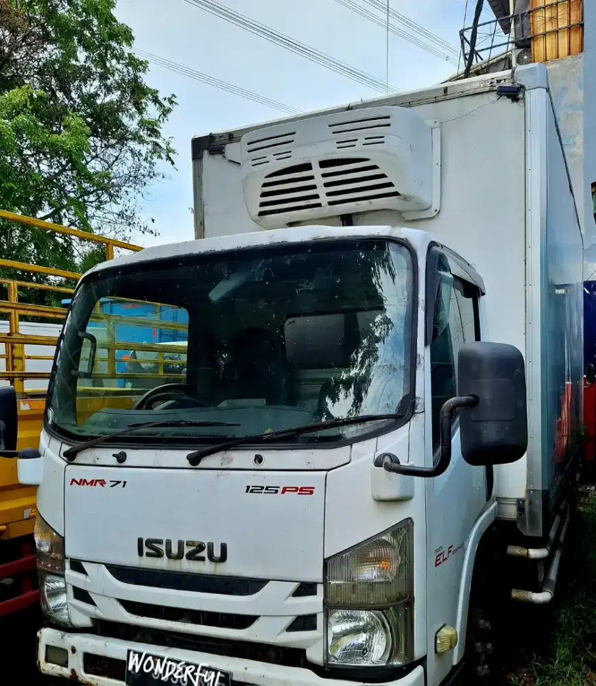 Isuzu Elf GIGa PS125 Box AC Frezer 2017 Turbo Bio Solar tgn1 Euro2