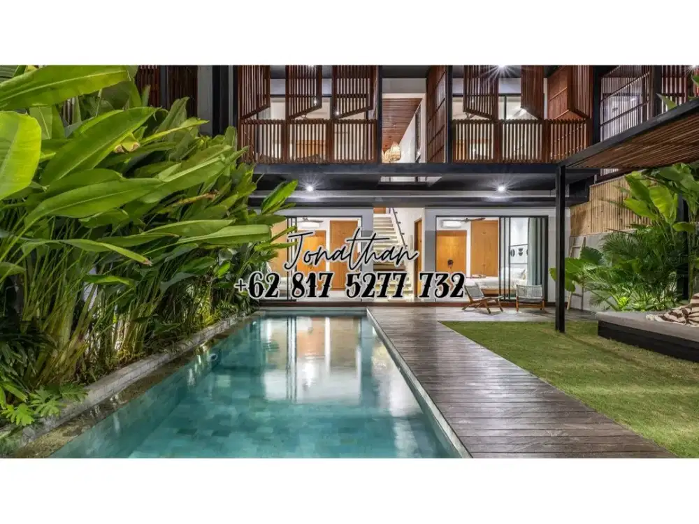 Disewakan Villa 4 Kamar Desa Kota Canggu Bali Leasehold Dekat Pantai