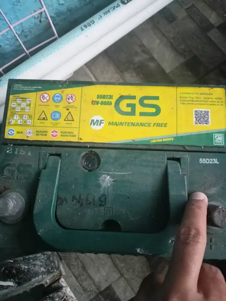 Jual cepat aki bekas Innova GS 60 Ah