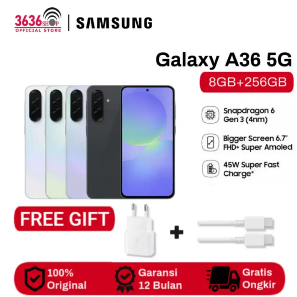 SAMSUNG A36 5G 8+8/256