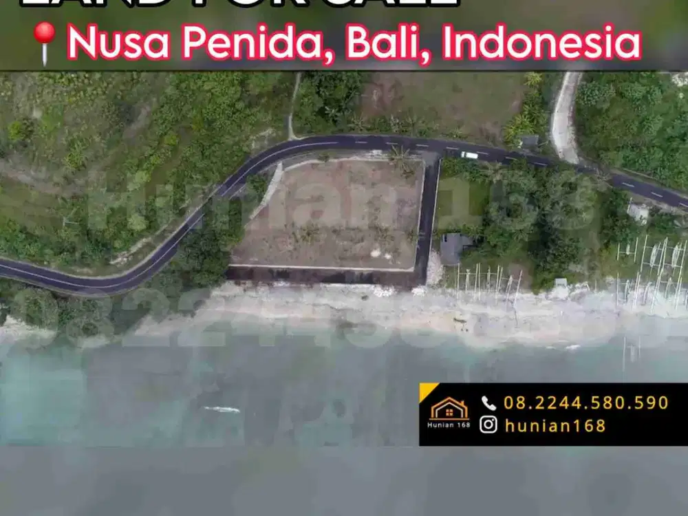 Tanah Kavling Siap Bangun Rumah Villa Vila Ocean Sea View Laut Ubud Tebing Cliff Sekartaji, Nusa Penida Bali Klungkung Klingking Kelingking Beach Pantai Investment Island Pulau For Sale Dijual