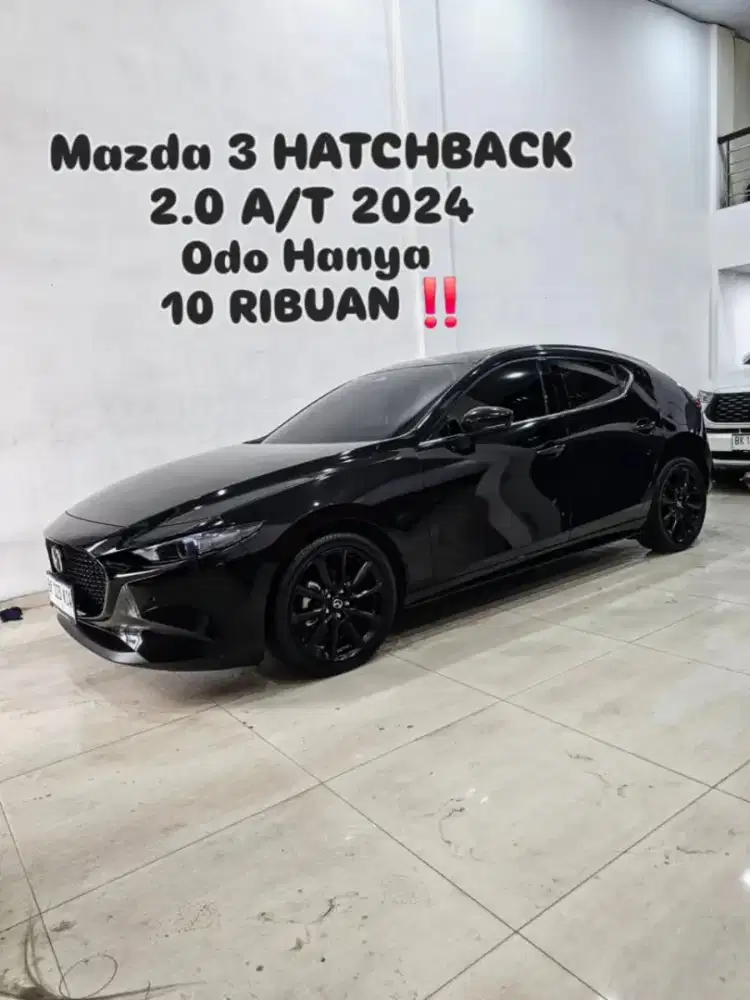 ODO 10RB‼️ Mazda 3 HATCHBACK 2.0 A/T 2024 / 2025 Hitam civic turbo