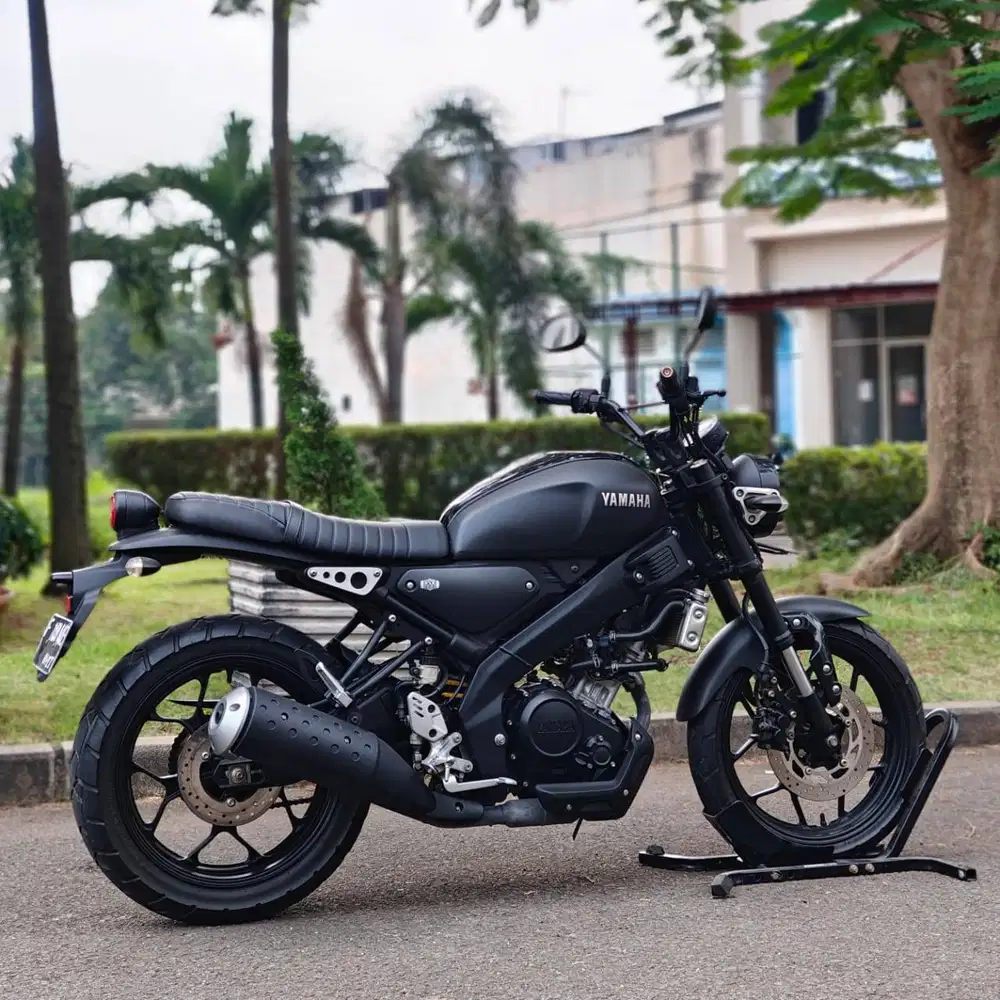 KM 6K AJA! YAMAHA XSR 155 2021 HITAM PAJAK PANJANG SIAP SANTAI