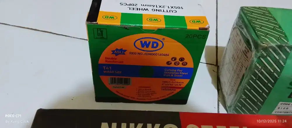 Kawat las 5kg + pakut rivet + wd