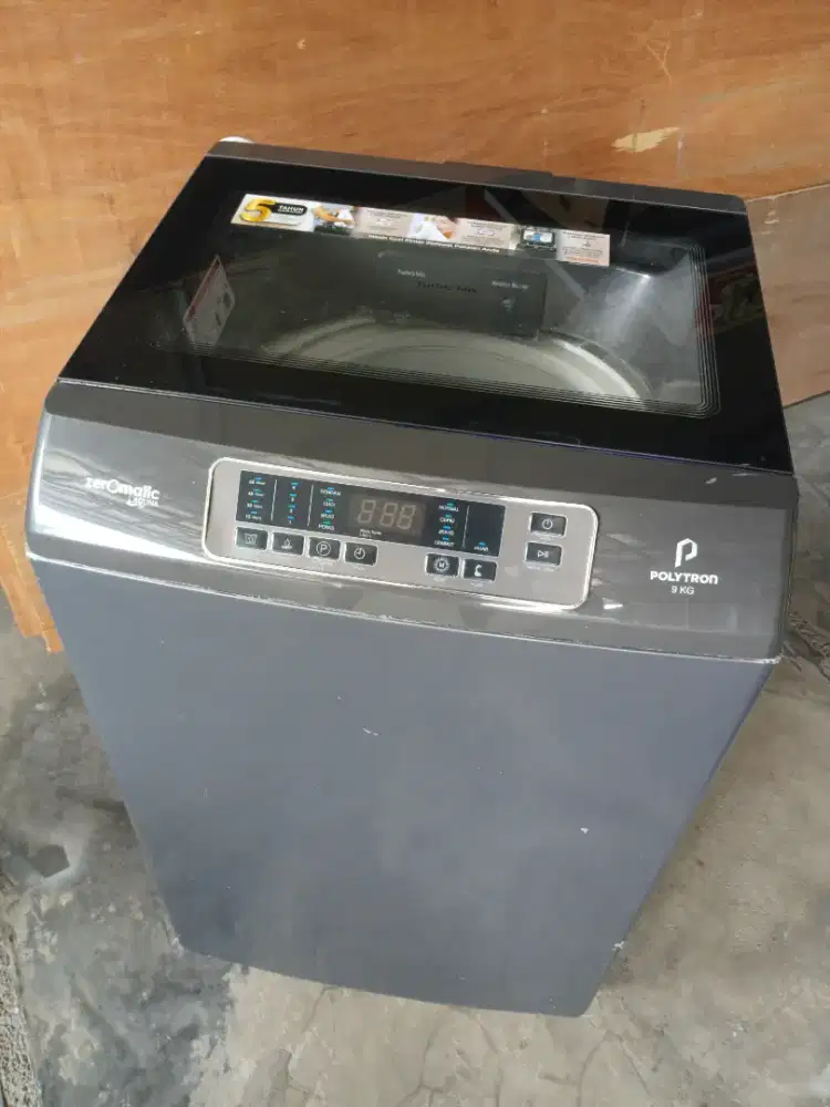 Dijual Mesin Cuci 1 Tabung Polytron Zeromatic Laguna 9kg – Bekas