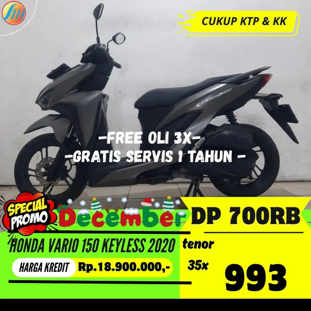 DP PROMO 700RB HONDA VARIO 150 KEYLESS 2020 ANGSURAN TERJANGKAU