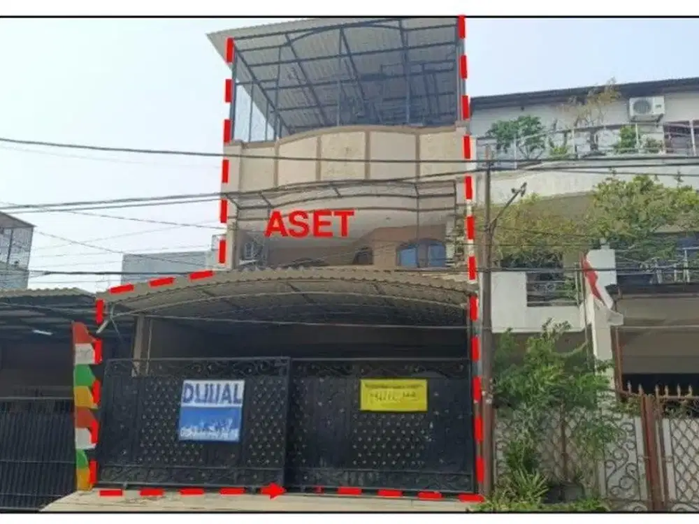 Di Jual Lelang Rumah Perumahan Gading Prima, Jalan Summarecon Agung Kelapa Gading, Jakarta Utara