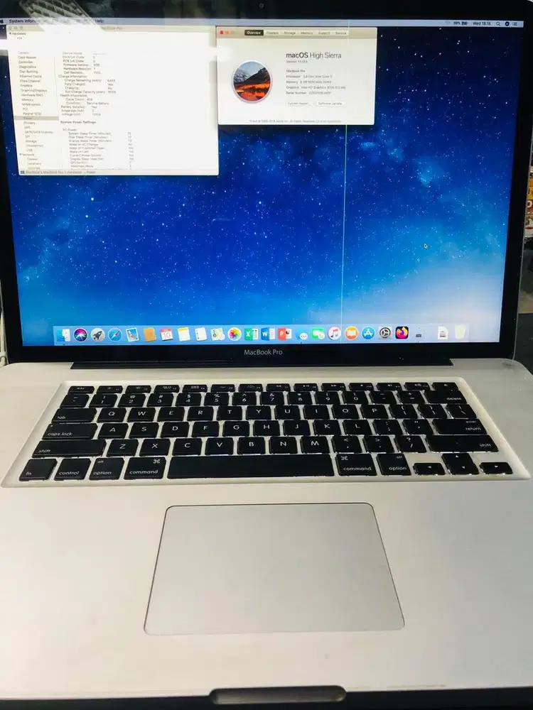 MacBook Pro 17 inch 2.4Ghz intel i7  500Gb