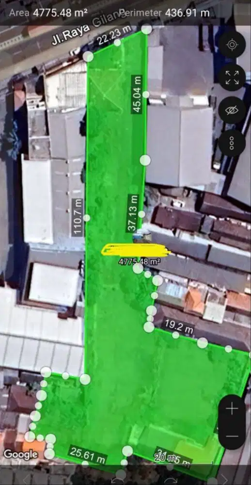 Dijual Tanah Raya Gilang Taman Sepanjang Sidoarjo