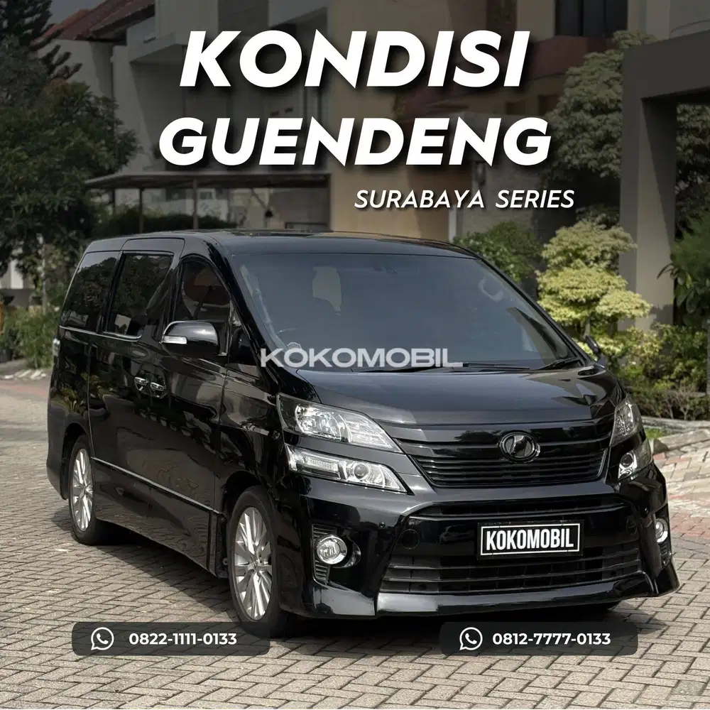 TOYOTA VELLFIRE ZG 2.4 AT 2014