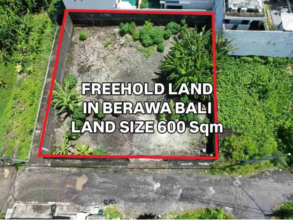 Tanah Strategis Di Berawa Kuta Utara Badung Bali