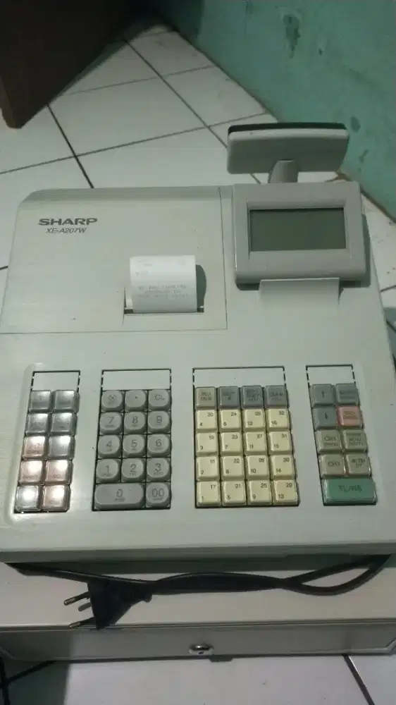 mesin kasir sharp XE-A207W