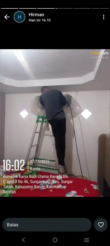 Service AC bergeransi