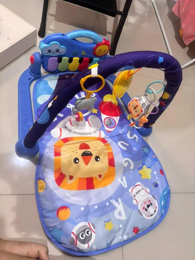SUGAR BABY - playmat gym baby biru