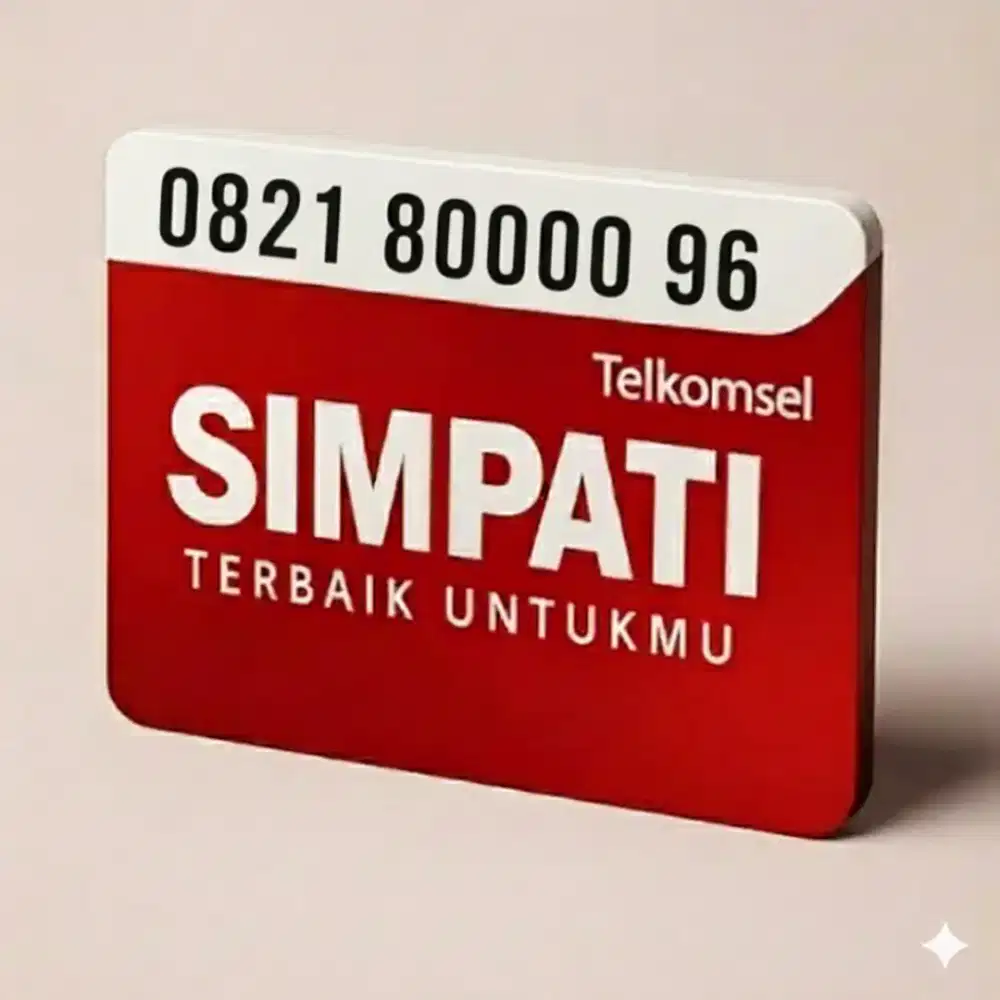 Nomer cantik nomor cantik simpati 11 digit O821 8OOOO 96