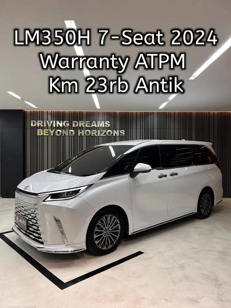 Lexus LM350 Hybrid LM350H 2023 Putih 7-Seater Km23rb B1270