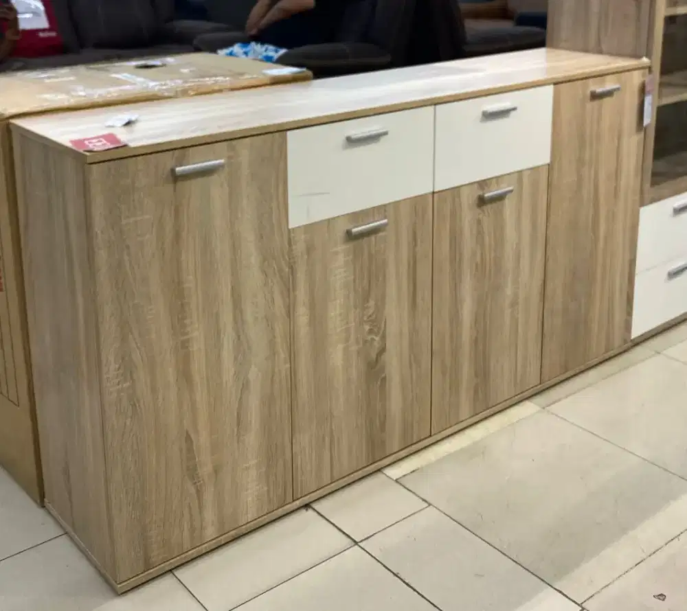 THYME CABINET 2 DRAWER + 4 DOORS OAK (U/2)