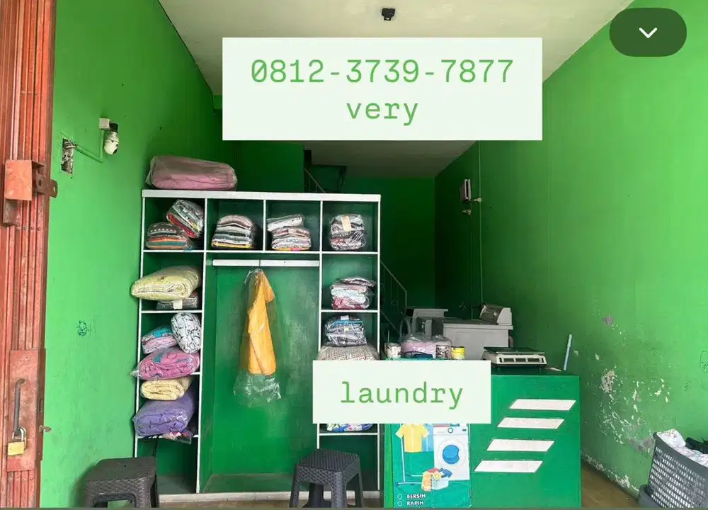 Satu set usaha laundry second murah