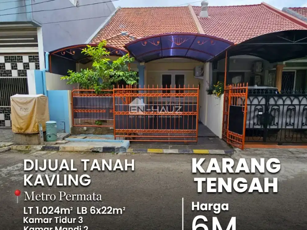 Dijual kavling 1.024 m² Turun harga dari 7.3 M jadi 6 M (Nego) Beli tanah BONUS rumah