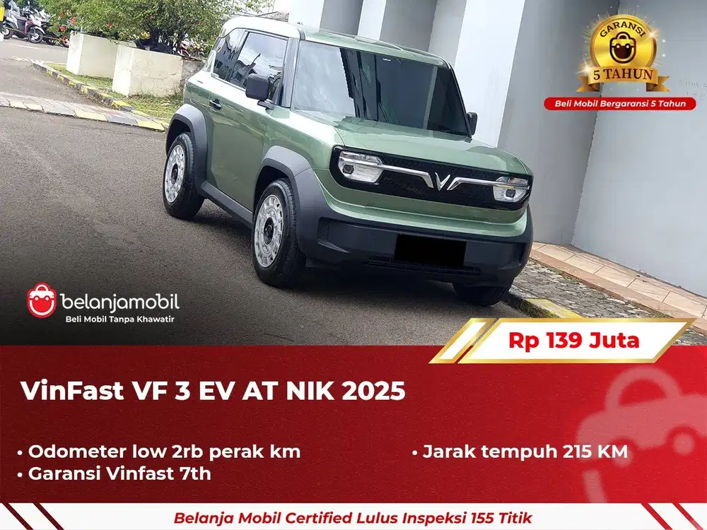 [ GARANSI 5TH ] VinFast VF 3 VF3 EV AT 2025/2024