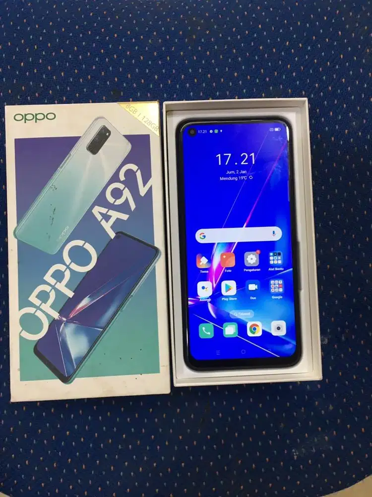 Dijual oppo a92 8/128 orian lengkap