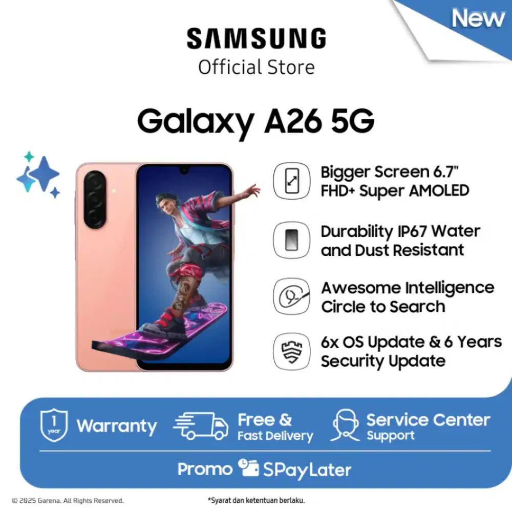 SAMSUNG A26 5G 8+8/256