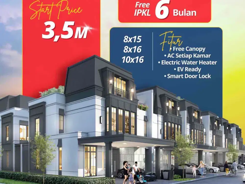 Altadena Residences Rumah 3 Lantai Attic Gading Serpong