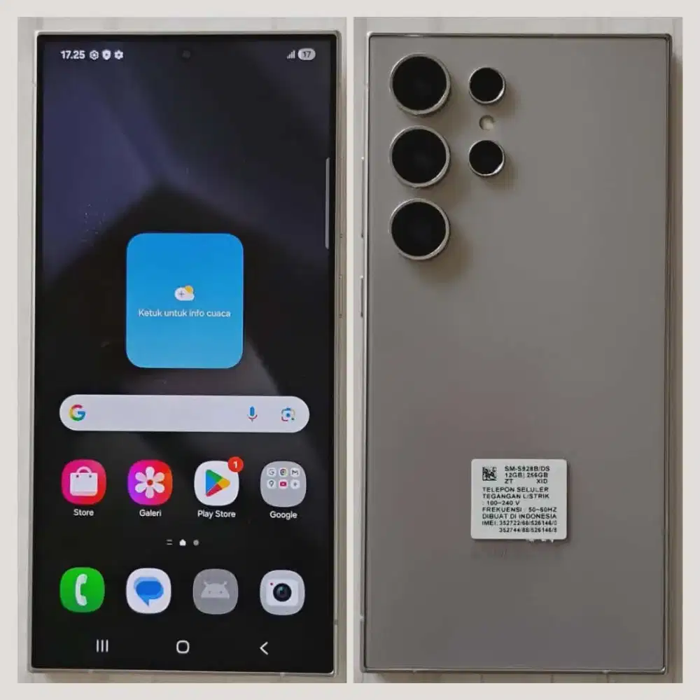 SAMSUNG S24 ULTRA RAM 12/256 EX SEIN FULLSET SUPER MULUS NO MINUS