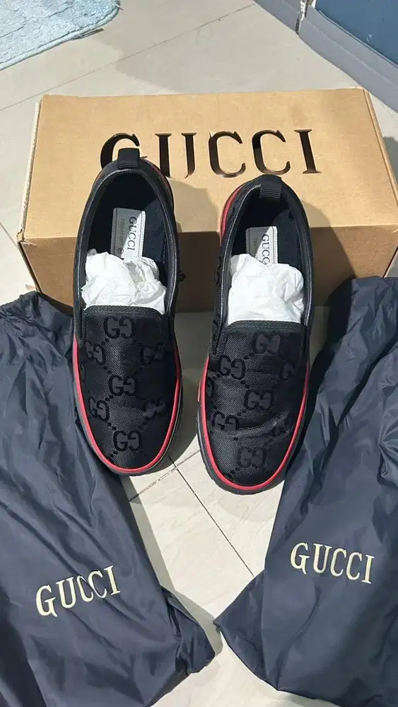 sepatu slip on gucci original