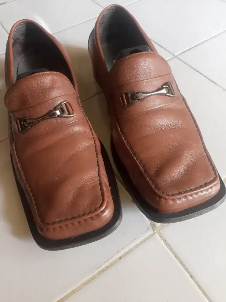 Jual sepatu kulit merk st.michele Marks & spencer kondisi 90% bagus