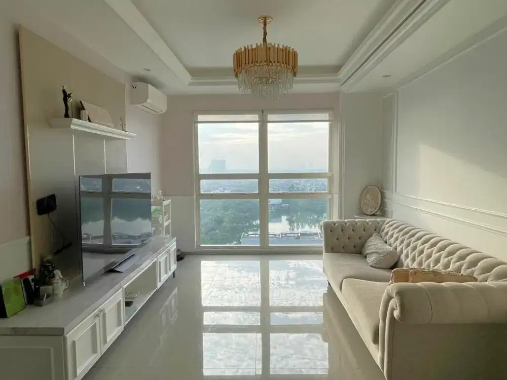 Jual Cepat Apartemen Citra Garden Full Furnished 92m² View Danau Siap Huni