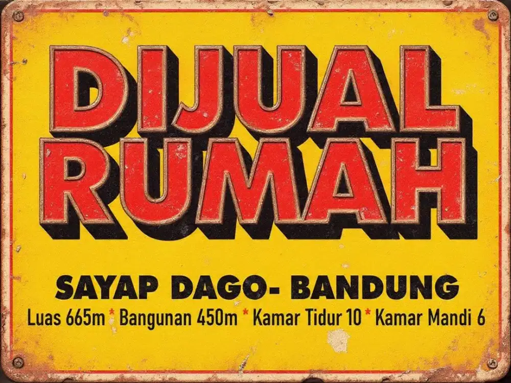 JUAL RUMAH PRIME LOKASI AREA BISNIS DI, SAYAP DAGO, SAYAP RIAU, DAGO, BANDUNG PUSAT,