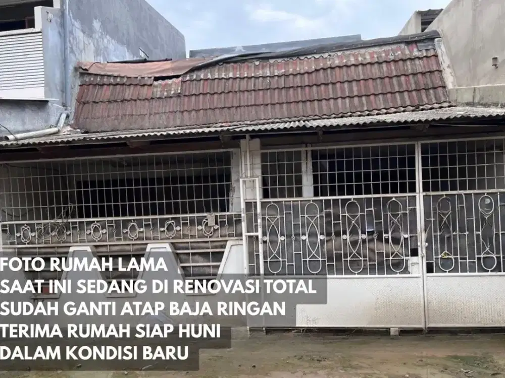 Rumah Dadap Dijual Harga Murah Baru Renovasi Siap Huni  Sudah Ganti Atap Baja Ringan Villa Taman Bandara Tangerang
