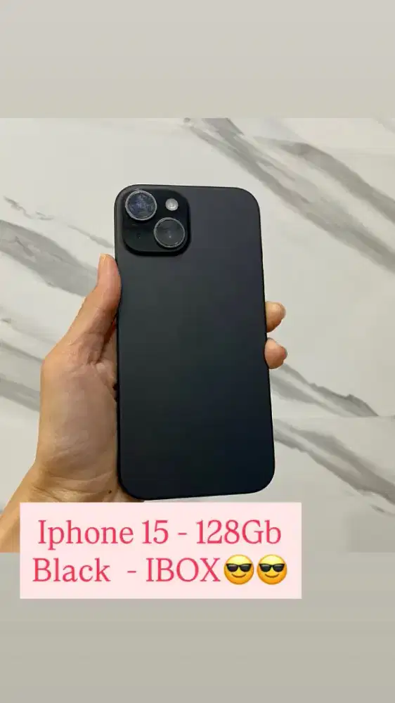 Iphone 15 128gb black ibox